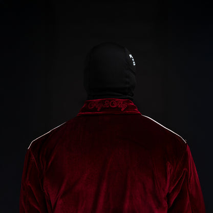 LUXURY DISTRESSED VELOUR JACKET